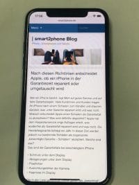 iPhone X Reparaturhinweise